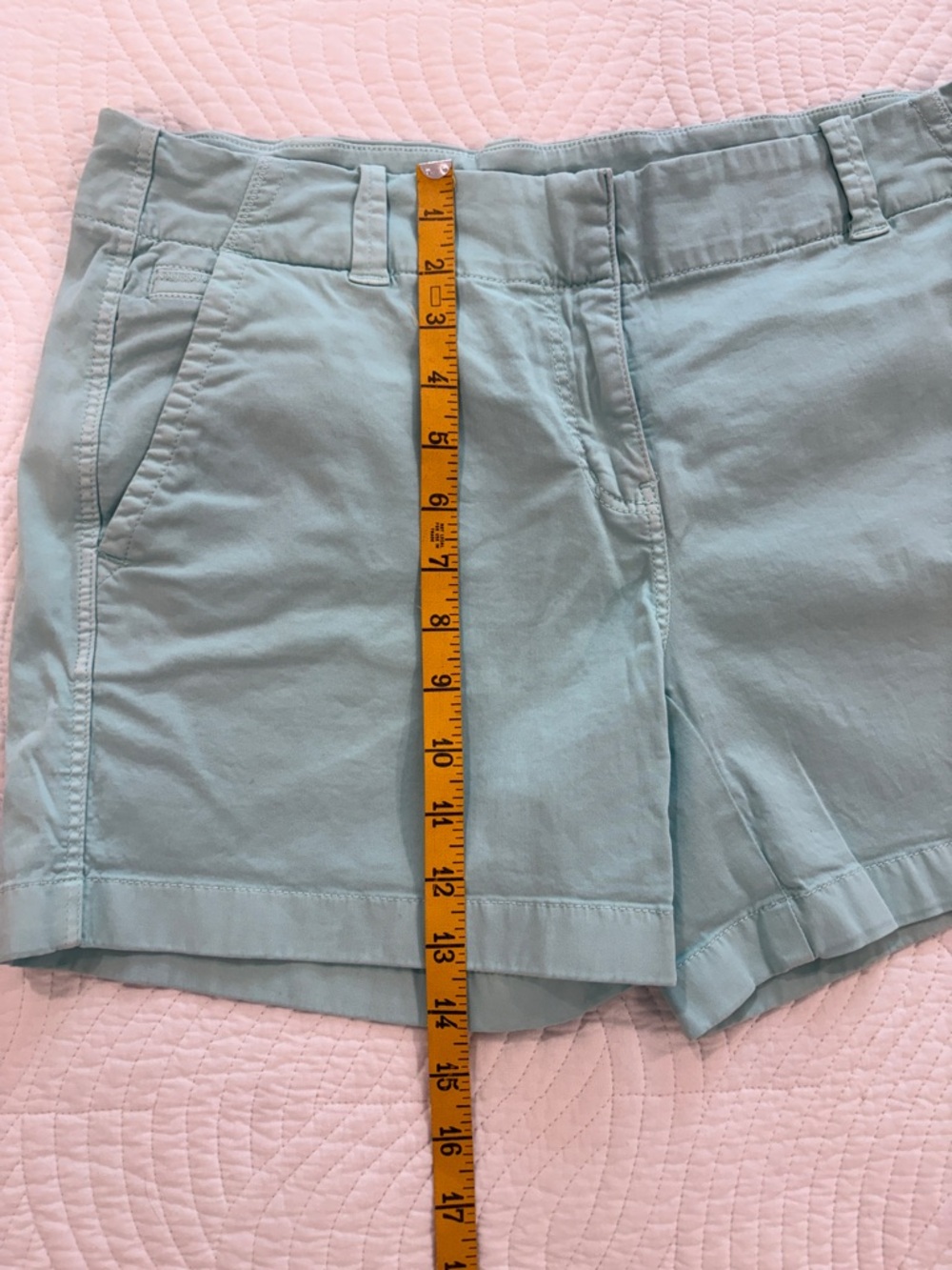 Vineyard Vines Women's Bermuda Shorts in Light Aqua - Picture 8 of 9